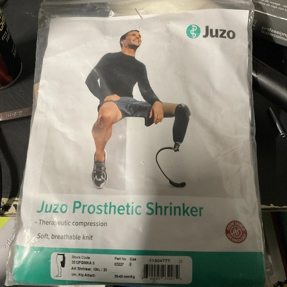Juzo Prosthetic Shrinker Size II  - 10in. / 25cm Hip Attach‎ 30-40mmHg Beige NWT